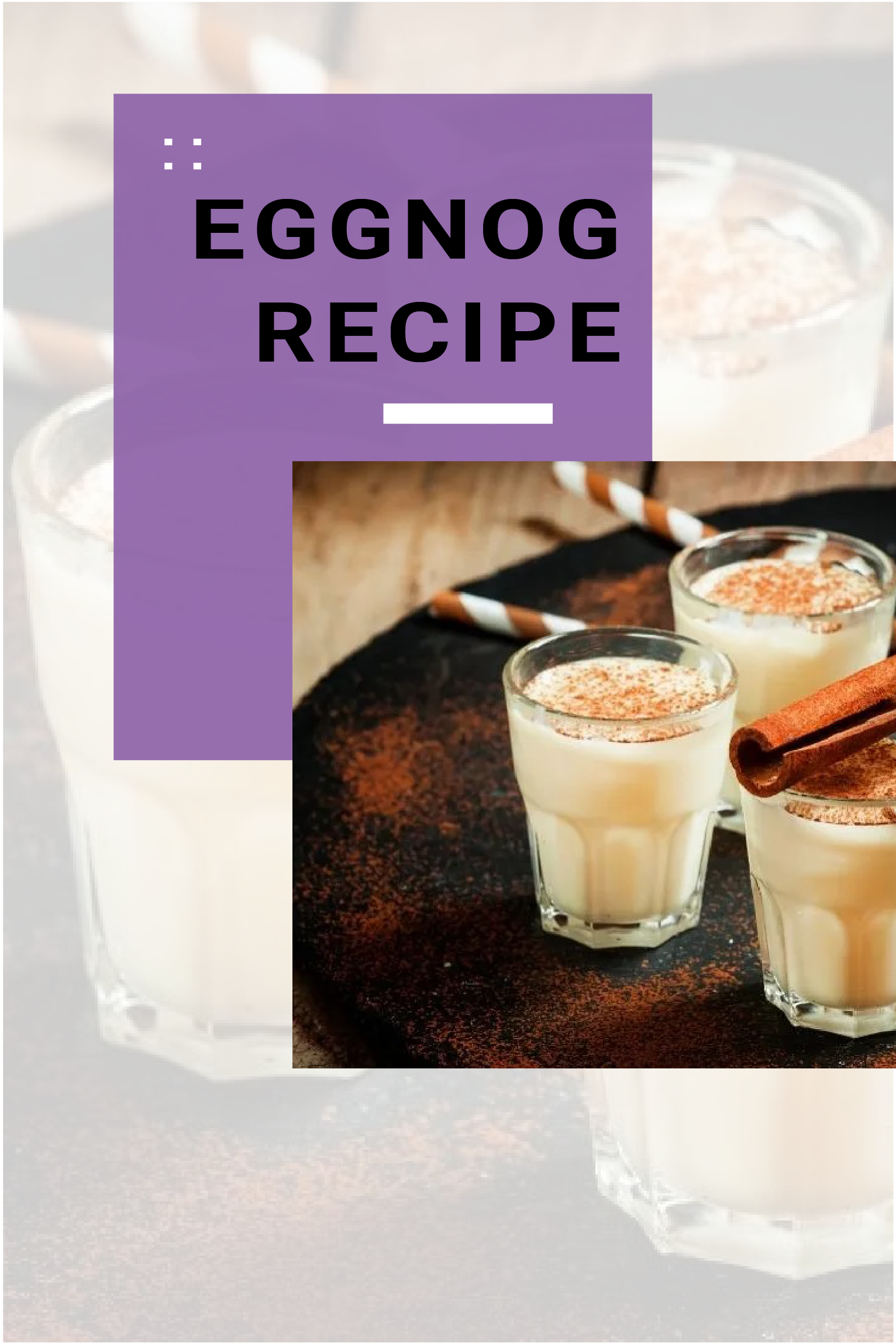 Eggnog Recipe - RecipesAllDay | Easy As 123 | Treat Yourself
