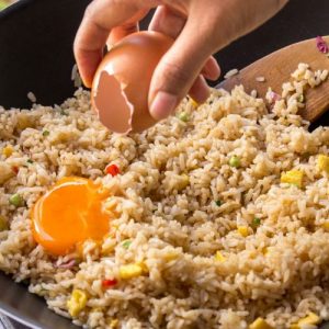 egg fried rice, egg fried rice recipe, how to make egg fried rice