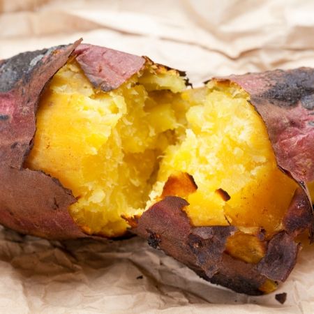 how to bake sweet potato