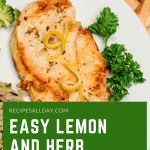 Easy lemon and herb chicken recipe