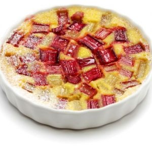 Rhubarb with Custard