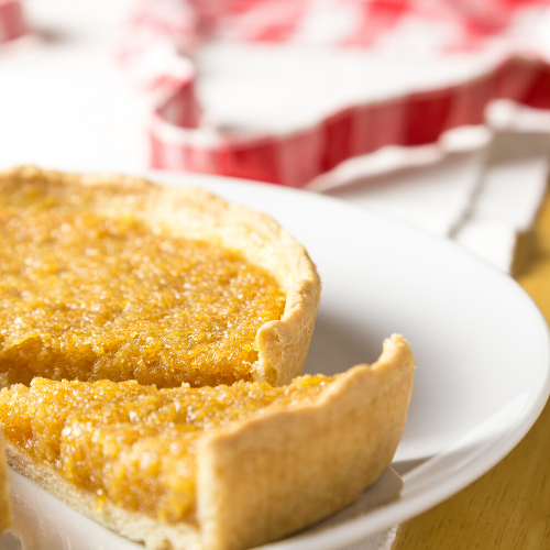 treacle tart and udding