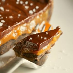 chocolate caramel tart