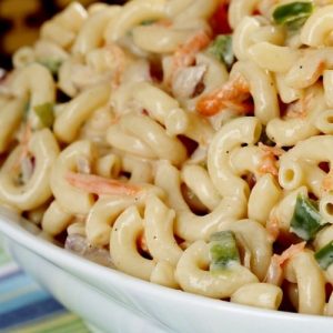 delicious macaroni salad recipe, easy recipes, pasta salad