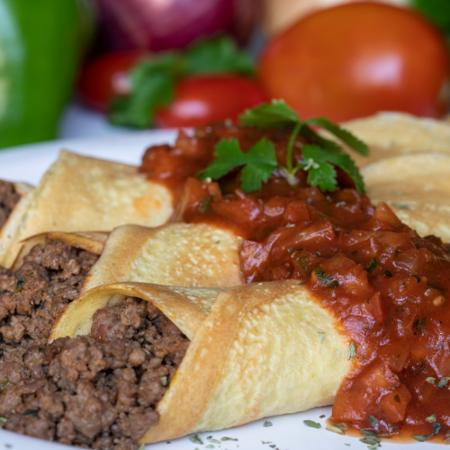 mince pancakes, how to make mince pancakes, mince pancakes, mince, pancakes