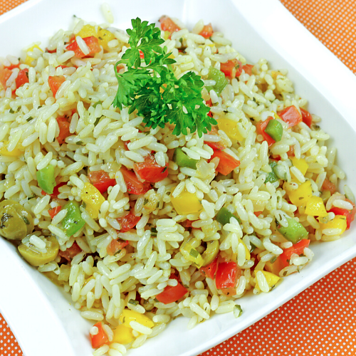 rice salad, recipe for rice salad, how to rice salad, make rice salad