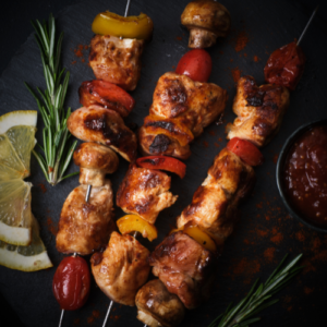 Chicken Kebabs, Microwave Recipe, Quick Meal, Easy Cooking, Tasty Kebabs