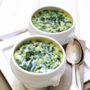 Microwave Recipe, Creamed Spinach, Quick Side Dish, Nutritious Meal, Easy Cooking
