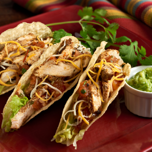 Air Fryer Chicken Tacos, Healthy Taco Recipe, Easy Mexican Cuisine, Air Fried Chicken Tacos, Quick Air Fryer Recipe, Flavorful Chicken Tacos, Air Fryer Mexican Food, Crispy Chicken Tacos, Weeknight Dinner Ideas, Family-Friendly Meals