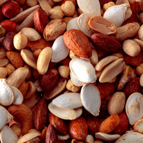 nuts, protein, healthy fats, vitamins, minerals, antioxidants, anti-inflammatory, heart health, disease prevention, healthy diet, snacks, weight loss, immune function, bone health.