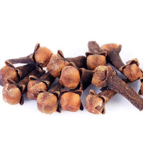 A pile of dried cloves, a beneficial spice with various health benefits.